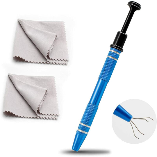 4 Prong Picking Tool, Four Prong Catcher, 4 Prong Picking Tool, Used for Grabbing Small Parts, Electronic Components, Nuts, Jewelry