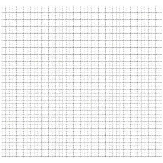 Vidaxl - Crimped Garden Wire Fence Stainless Steel 100x85 cm 31x31x3 mm Silver