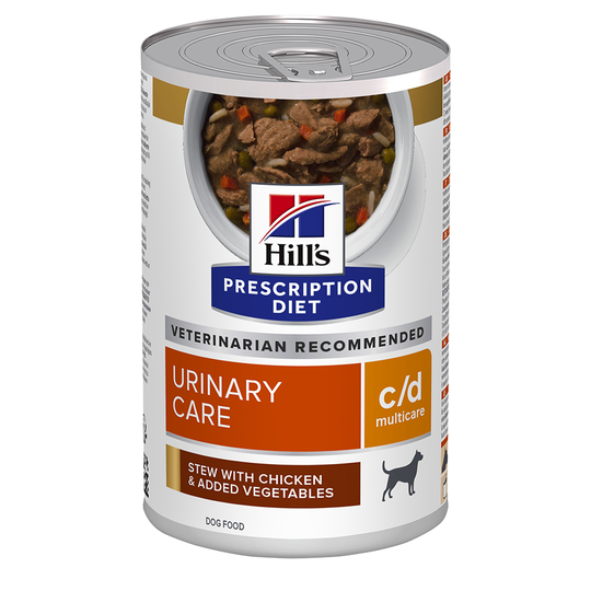 Hill's Prescription Diet Canine Wet Food Saver Pack - c/d Urinary Care Stew - Chicken (24 x 354g)