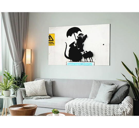 Rat Box - Unframed Graphic Art on Metal
