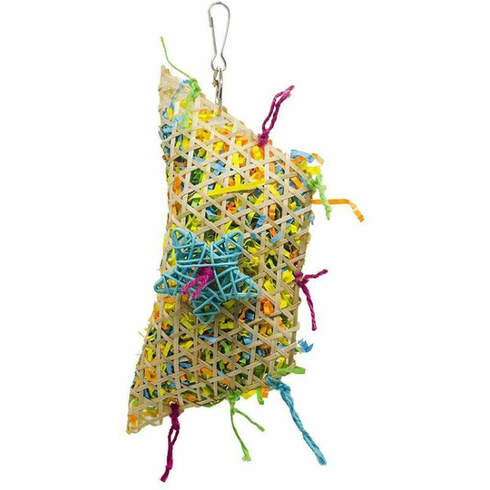 Bird Chewing Toy Bird Shredding Toy for Parrot Cage Foraging Shredder Toys Bird Training Toy,model:Multicolor