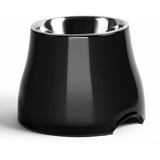 Monly - Dog Bowl and Bowl Sturdy Elevated Dog Bowls [Prevention of Vertebral Disease] [2X Non-Slip] Dog Bowls with Stainless Steel Bowl, High