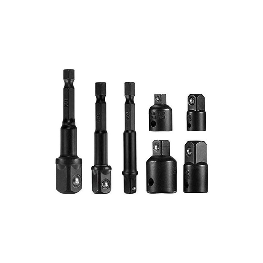 Bearsu - Socket Adapter Converter Set 3 Piece Hex Shank Drill Bits Nut Wrench Socket Extension Adapter Bit Set Set of 4 Reducer Adapters for Ratchet