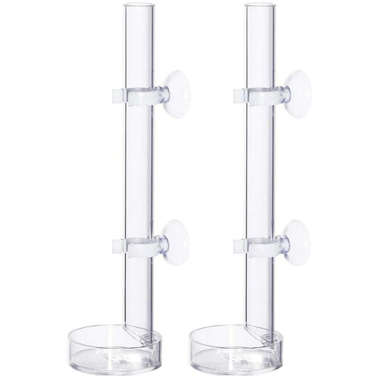 Joorrt - 35cm Acrylic Feeding Tube Dish Bowls for Shrimp