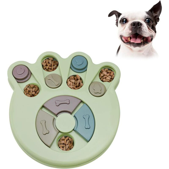 Briday - Dog Puzzle Feeder for Beginners Easy,Pet Intelligence Fun Hide & Seek Food Toy,Puppy Treats Dispenser Interactive Toys Slow Feeding,Cat