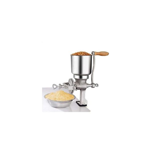 Hand crank grain Mill, Table clamp Manual corn grain grinder cast Iron Mill grinder for grinding Nut Spice Wheat coffee Home Kitchen commercial Use