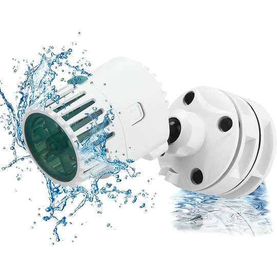 Betterlifegb - Aquarium 3W Wave Maker,BR-Vie Circulation Pump, 360°Adjustable Ultra-Silence Magnetic Mount Suction Submersible Powerhead Pump, for