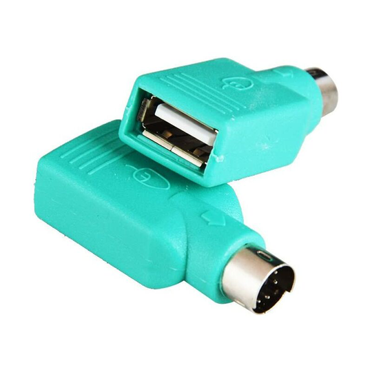 PS2 to usb Female to PS/2 Adapter Charger Male Converter for Keyboard Mouse 2 pcs by Oxusbor (Notice: can't match all motherboards)