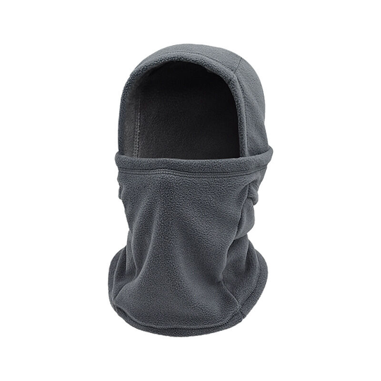 Outdoor sports mask, bicycle and motorcycle riding warm head cover (gray)