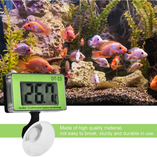 Thsinde - Aquarium Thermometer Fish Tank lcd Temperature Measurement Tool Digital Aquarium Thermometer Digital Thermometer with Suction Cup