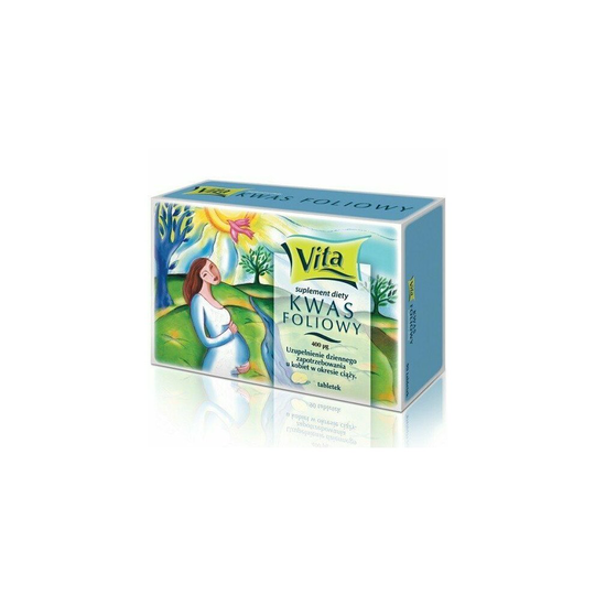 Kwas Foliowy Vita 30 tab OLIMP FOLIC ACID Pregnancy Planning Maternal Support