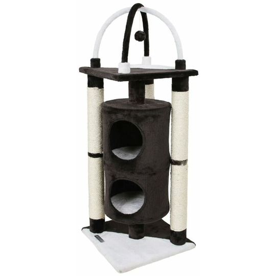 Cat Tree Onyx Black and White 81507 Kerbl Black