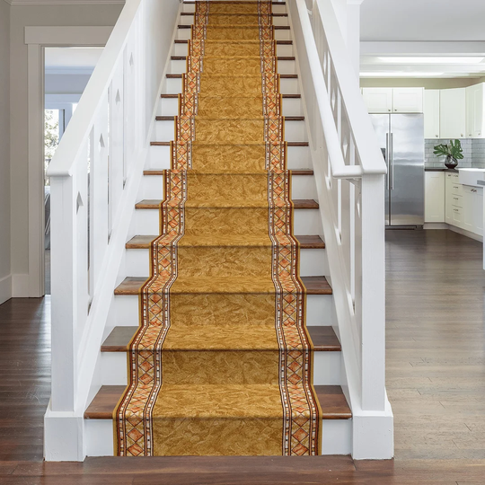 Allenstown Looped Beige Stair Runner
