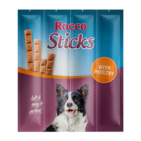 Rocco Sticks Saver Pack 3 x 120g - Poultry