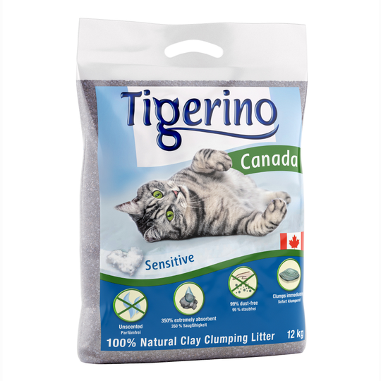 Tigerino Canada / Premium Cat Litter - Sensitive - 6kg