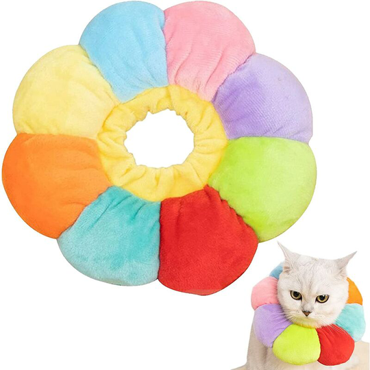 Collars for Cat Dogs, Anti-Bite Protection Adjustable, Color, for Cats and Pet Dogs to Restore Anti-bite