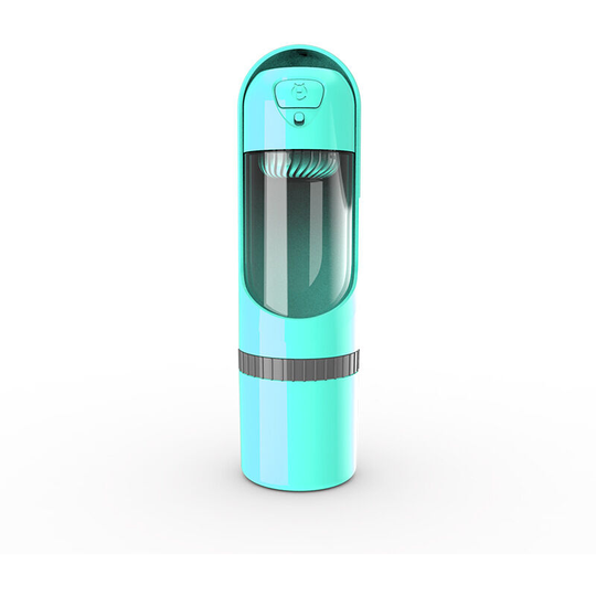 Hachi Dog Water Bottle, 300+130ML Portable Travel Water Bottle for Dog, Cat, Pet, Walk, Travel (Green)