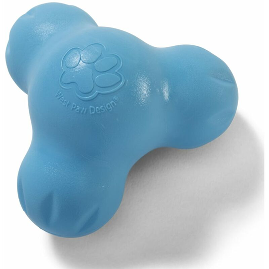 West Paw - Dog Toy with Zogoflex Tux Aqua Blue l Blue