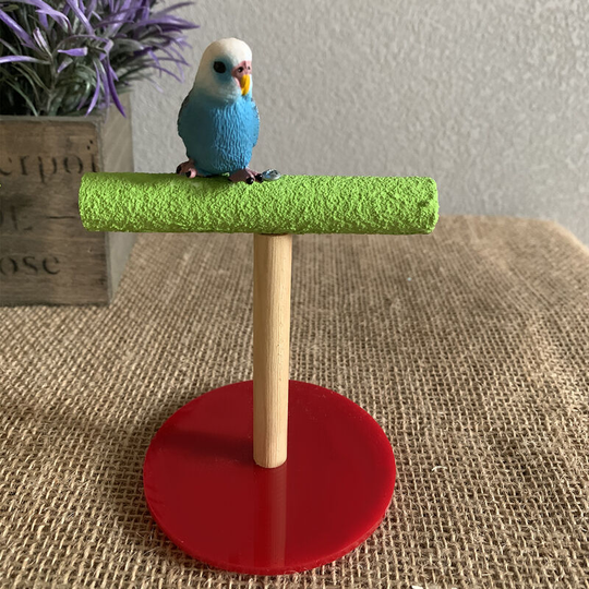 Bird Training Stand Bird Playstand t Shape Grinding Bird Perch Bird Cage Toys, s - s