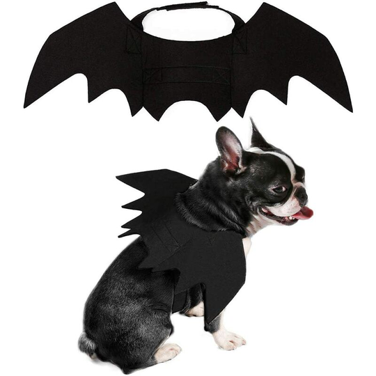 Cat Costume Pet Bat Wings Cat Bat Costume Halloween Costume Pet Clothes for Small Dogs and Cats(41*16*0.6cm)