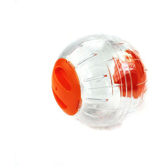 Hamster Fitness Ball Toy for Small Animal Hamster Running Orange Jogging Wheel