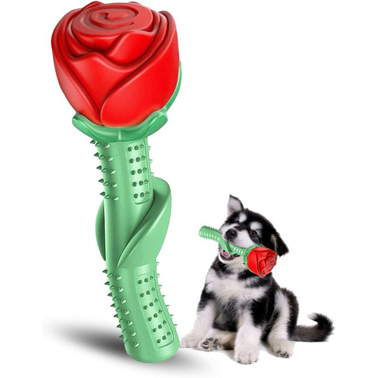 Rose Bush Dog Chew Toys, Durable Puppy Toys for Aggressive Chewers, Interactive Dog Toys Boredom Toy