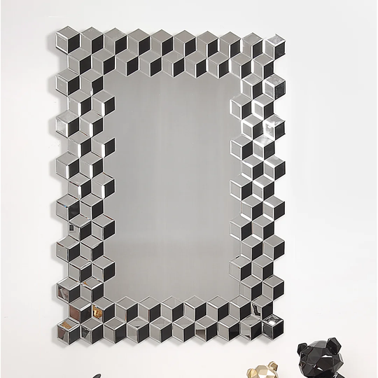 Cube Effect Accent Mirror