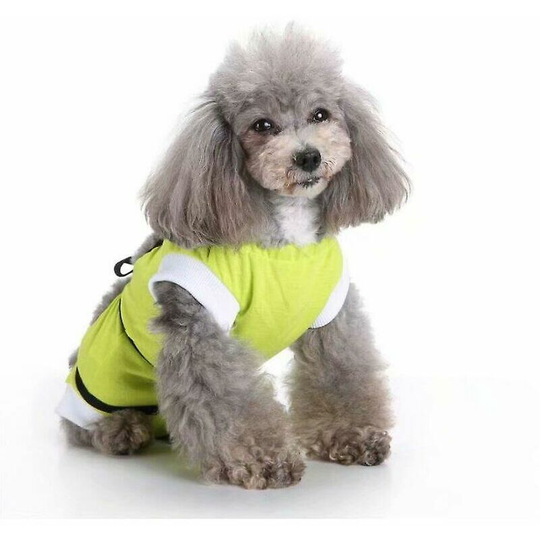 Pet Dog Sterilization Surgery Rehabilitation Nursing Clothes (Green m)
