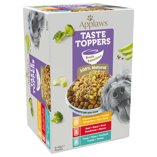 Applaws Taste Toppers Trial Pack 6 x 85g - Broth Trial Pack