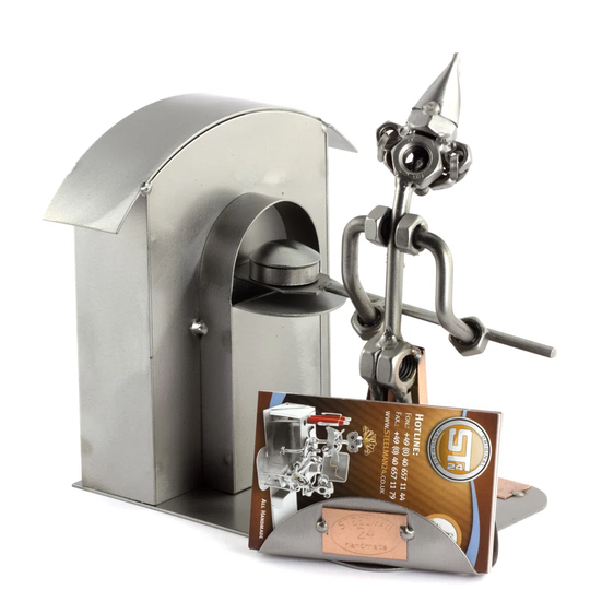 Baker Screw Man Place Card Holder