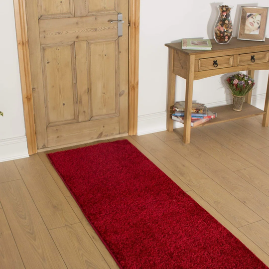 Abril Shaggy Red Indoor/Outdoor Rug