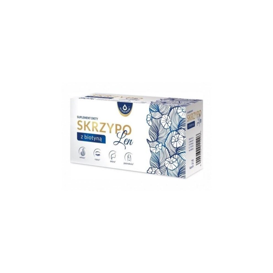Skrzypolen z biotyna 72 kap wlosy skora paznokcie hair skin nails BIOTYNA OLIMP