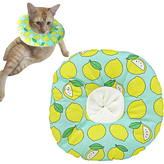 Pet Cat Dog Collar Grooming Headgear Anti-lick Anti-bite Protective Cover Shame Circle Soft Collar (M)