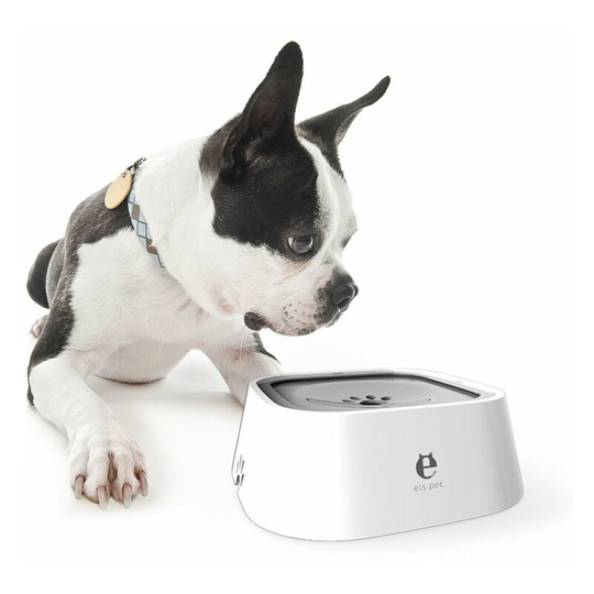 Perle Rare - Anti-Spill Pet Water Bowl, 1L Anti-Spill Dog Drinking Bowl, Anti-Spill Buoyancy Water Bowl for Dog Cats, Non-Slip Non-Wet Mouth bpa Free