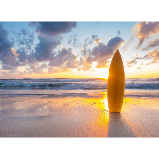 Surfboard on the Beach Placemat