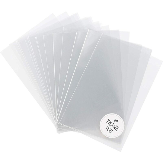 Betterlifegb - 200pcs 10 * 15cm Plastic Bag TanSparent opp Pouch Packaging Bag Cellophane Biscuit Candy Beads Jewelry Gift