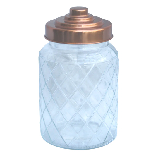 Copper Lid Kitchen Canister