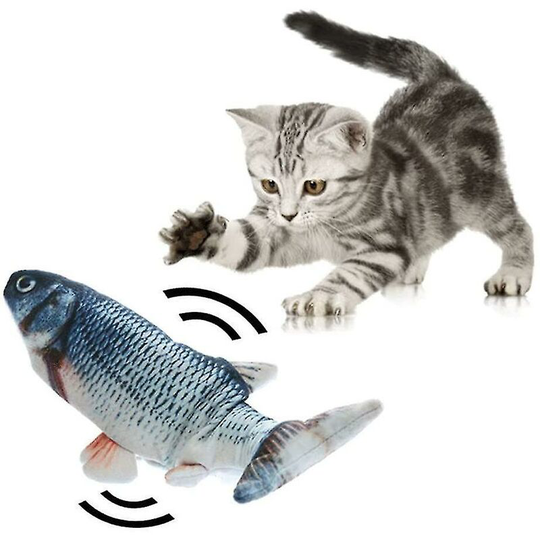 Electric Dancing Fish Cat Catnip Toy, Floppy Fish Cat Toy For Indoor Cats