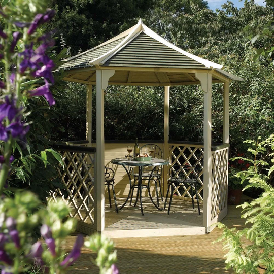 SantaCruz 3m x 2.5m Solid Wood Gazebo