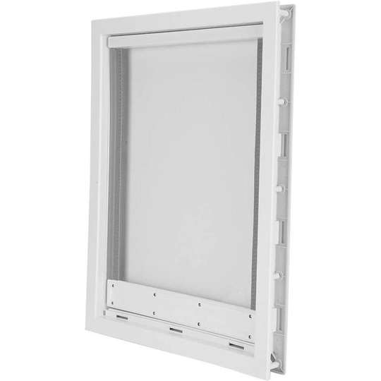 FVO - Gift for Christmas ●Hebrew Installation of Pet Door with White Exit, Large Dog Door, Dog Door, Wall Entry, for Dog(White) xl