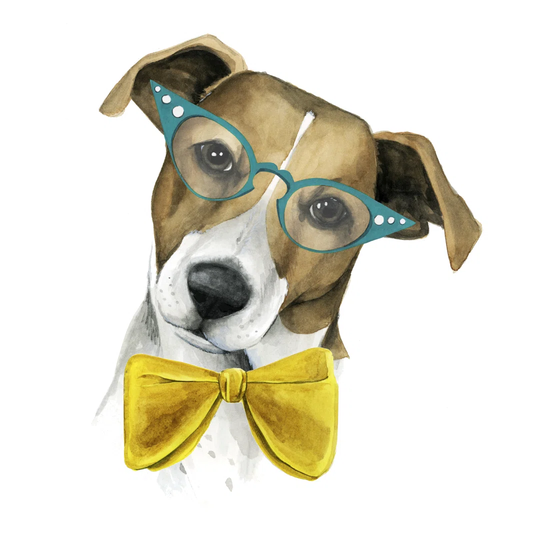 Vintage Pup II by Grace Popp - Print