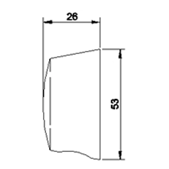 Outlet Elbow in Chrome