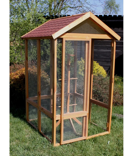 Aviary with Shingles