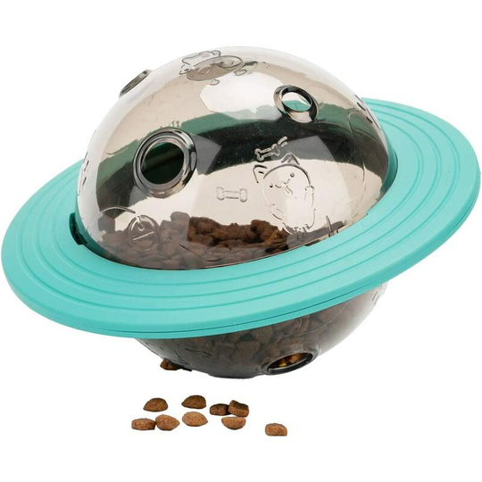Qersta - Pet Eating Treat Ball Food Dispenser Interactive Toys Dog Cat Slow Eating Treat Ball Activity Center Feeder Puzzle Toy for Small and Medium
