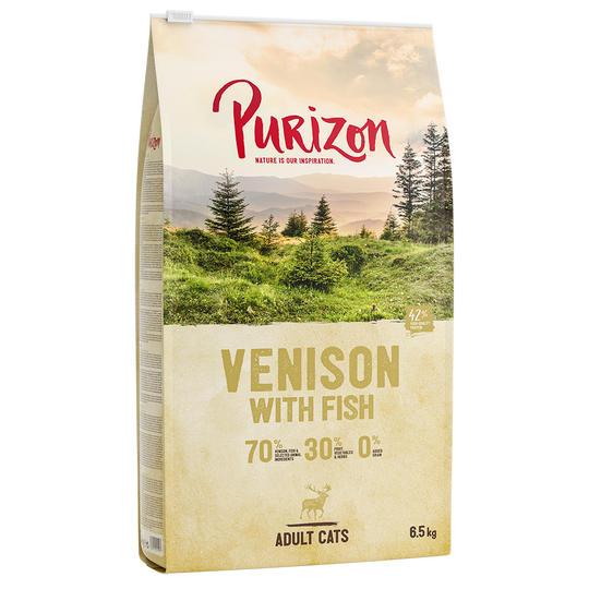 Purizon Adult Grain-Free Venison with Fish - Economy Pack: 2 x 6.5kg