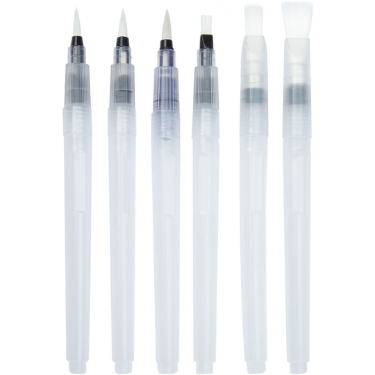 Watercolor Brushes Refillable Watercolor Brush Pens Set for Painting Markers Artists Calligraphy