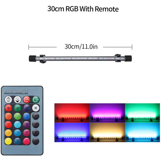 Color Changing Remote Control Aquarium Light for Dragon Fish Land and Water Aquarium Light Aquatic Plant Light (SZD-Q30RM)