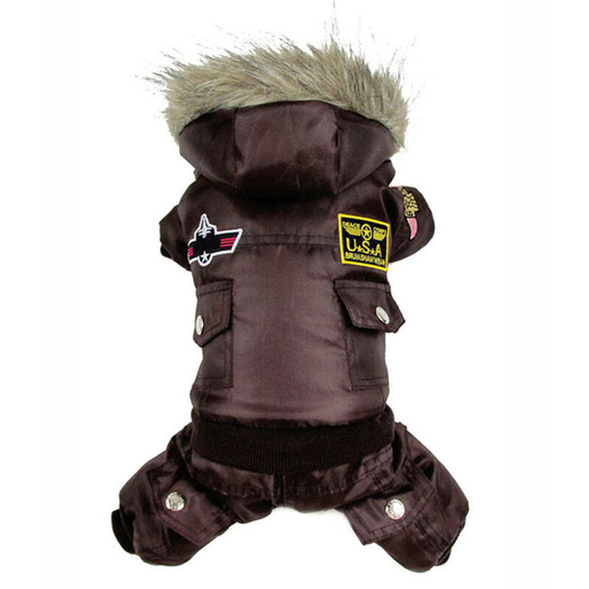 Fall Winter Thicken Cotton xs s m l xl Jumpsuits Costume Pet Dog Supplies Soft Comfortable Warm Clothes,Coffee,M - Coffee,M