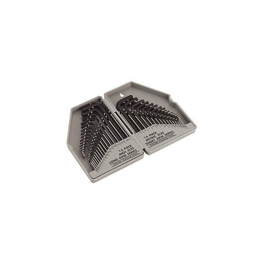 30pc Large Hex Allen Key Set Metric Imperial 0.7mm - 10mm - 07mm Quality - 30pc imperial hex allen key set large metric 07mm 10mm quality folding