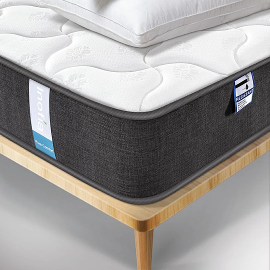 Breathable Fabric Support System Memory Foam Pocket Sprung Mattress